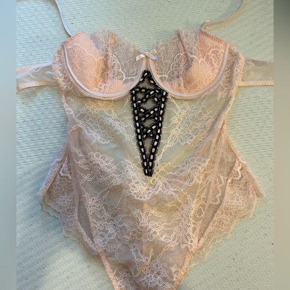 nwt victorias secret pink teddy lingerie - Picture 7 of 9